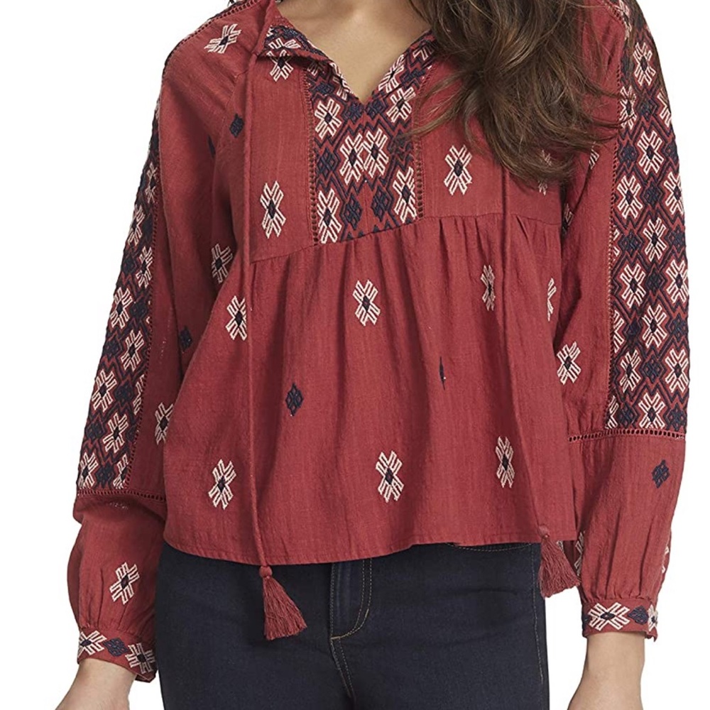 New! Ella Moss Martha M Top Lattice Trim Ballon